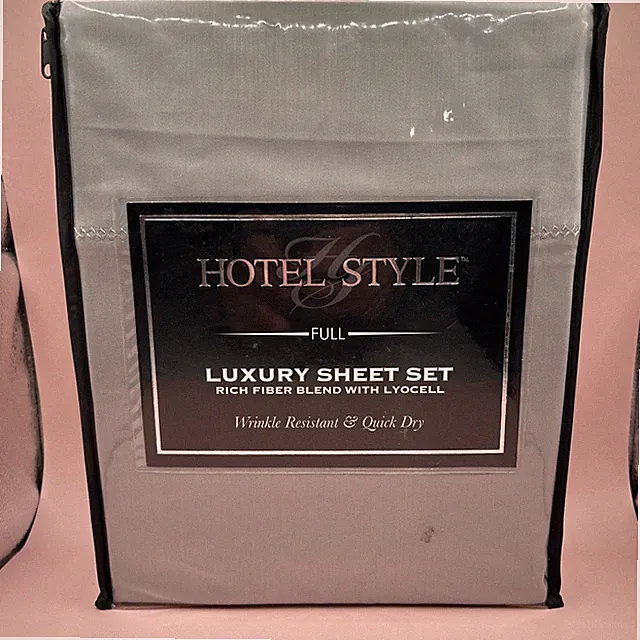 Hotel Style 500 Thread Count Luxury Sheet Set - Full Wrinkle Resistant Quick Dry