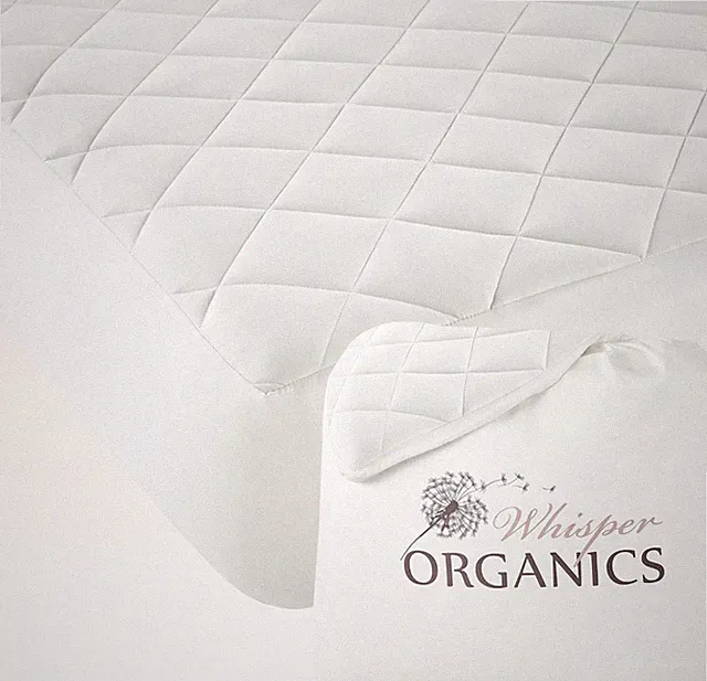 Luxury Organic Cotton Mattress Pad - Quilted, Plush & Breathable (Twin XL)