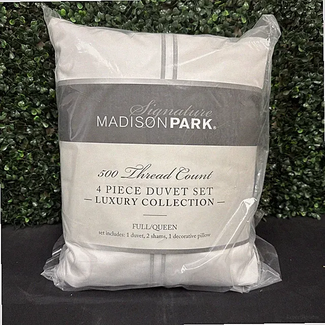 Madison Park 500 Thread Count Luxur Collection 100% Cotton Duvet Cover Set