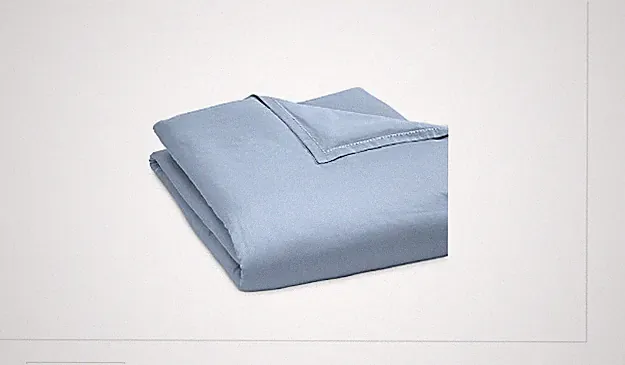 Sky 500 Thread Count Pima Cotton 5 PIECE KING Duvet Cover & Shams Set COAST BLUE