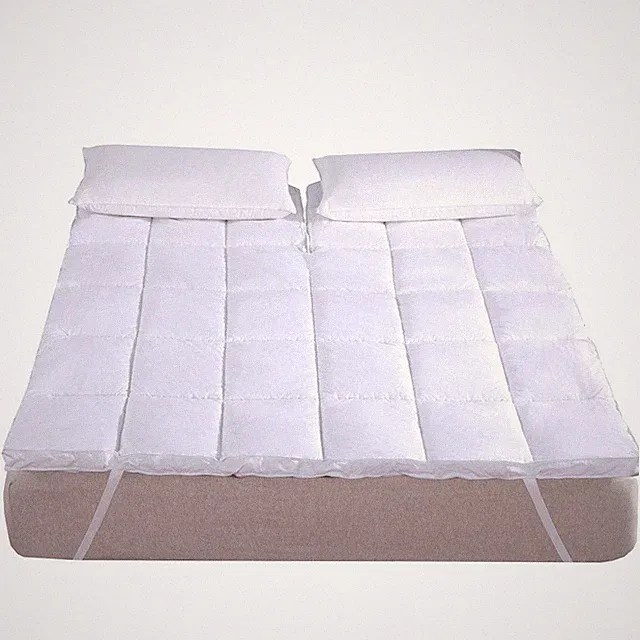 Top Split King (Flex King) 2 Inch Thick Mattress Topper 100% Cotton Shell
