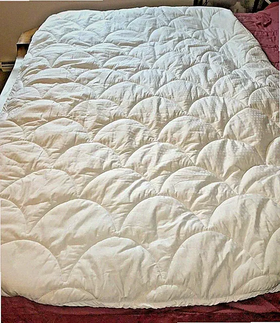 VGUC Therapedic 500 Thread Count Long Staple Cotton Mattress Pad (Queen)